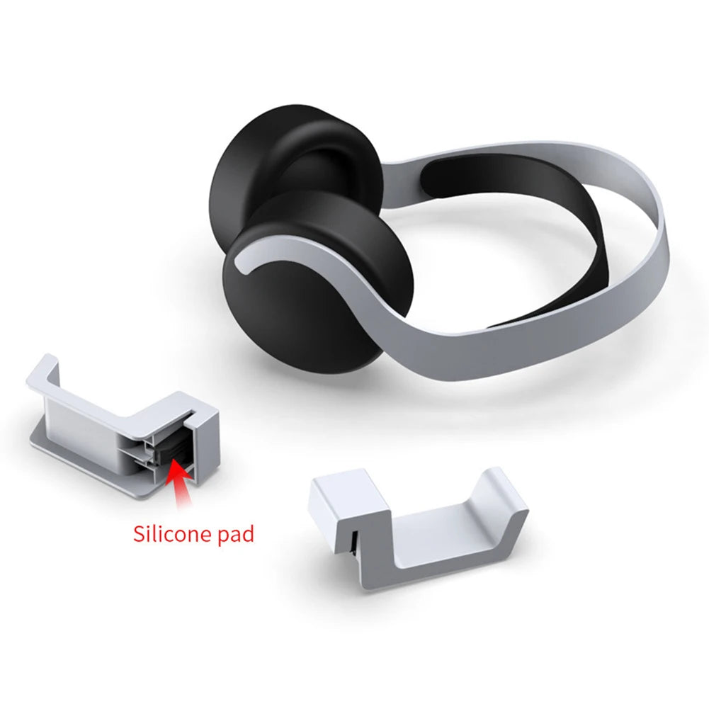 PS5 Accessories Headphone Stand Wall Mount Holder Hanger for Play Station 5 Console Gaming Headset Hanging Bracket Storage Rack